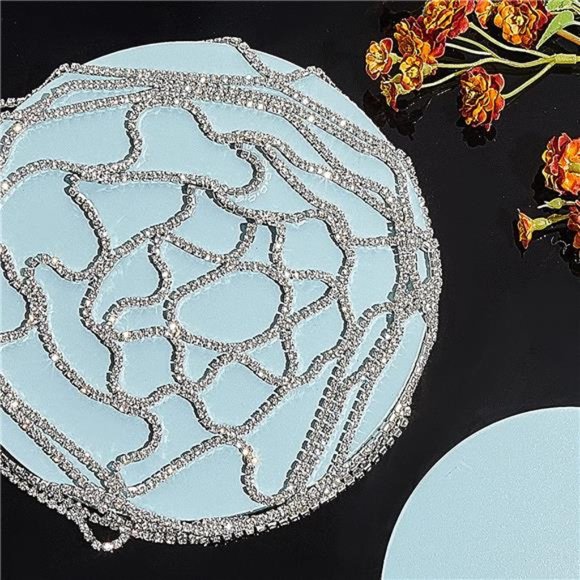 Taiyin 2 Pcs 1920s Headpiece Accessories for Women Crystal Rhinestone Head Chain main image 6